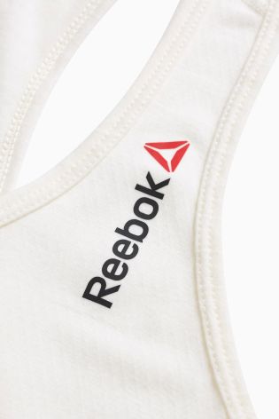 Reebok White Chalk Burnout Tank